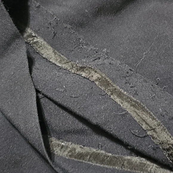 Joseph Aboud Deep Navy Blue Strappy Off-Shoulder Long Sleeve Dress Size 8 - Picture 14 of 14